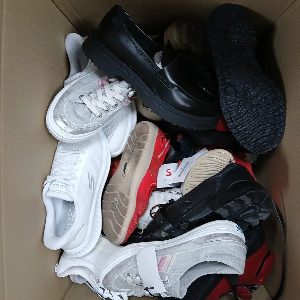 APPROXIMATELY 10 ASSORTED PAIRS OF SHOES IN VARIOUS BRANDS & SIZES 