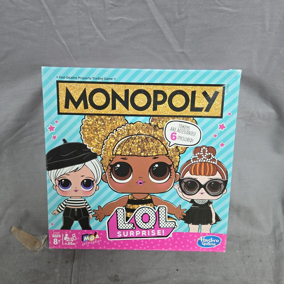 MONOPOLY LOL SURPRISE! BOARD GAME – BOXED – HASBRO GAMING