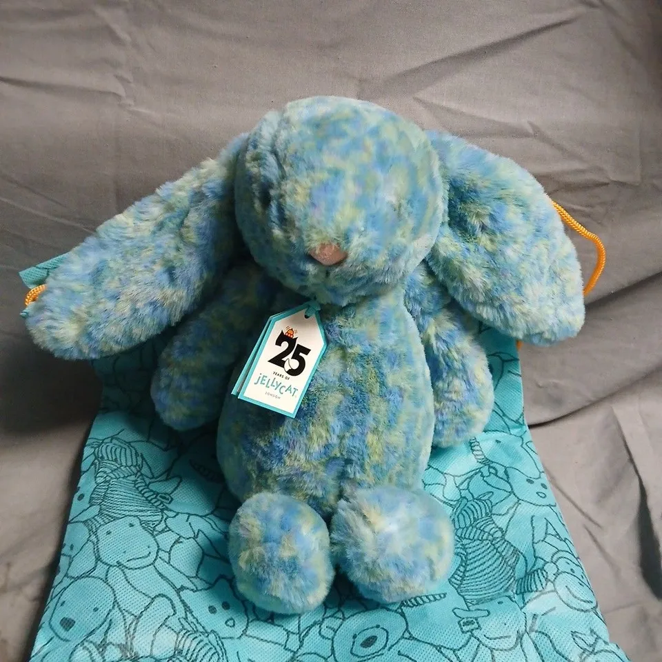 JELLYCAT BLUE PLUSH BUNNY – SOFT TOY (JELLYCAT LONDON)