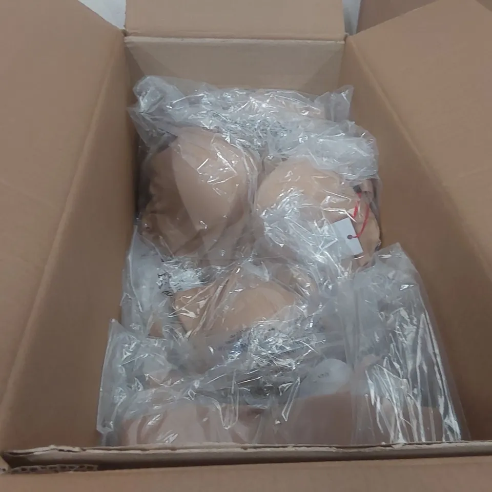 BOX CONTAINING APPROXIMATELY 8x BRAND NEW MAGISCULPT ALMOND BODYSUITS - SIZE 36DD