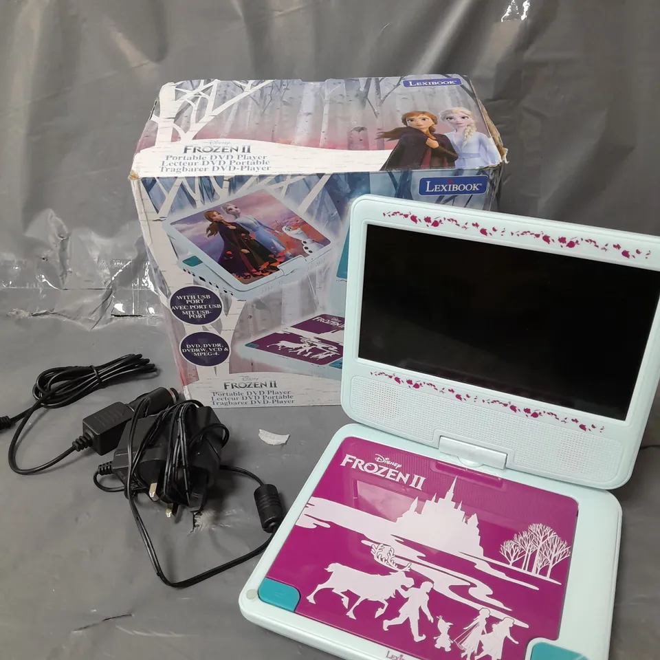 BOXED FROZEN PORTABLE DVD PLAYER RRP £69.99