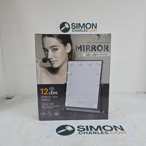 MAKE UP HD EXPERIENCE LED MIRROR TABLE TOP BOXED