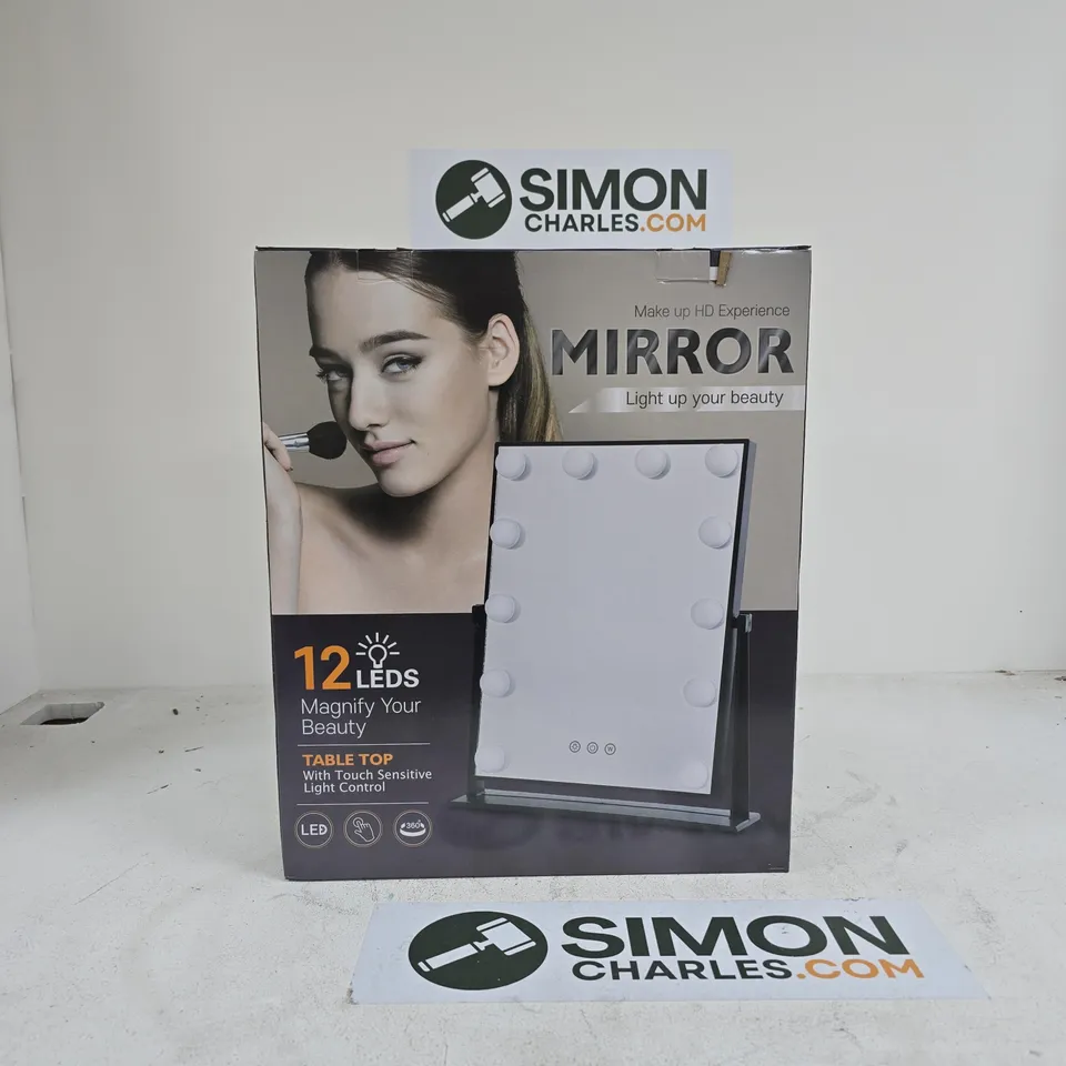 MAKE UP HD EXPERIENCE LED MIRROR TABLE TOP BOXED