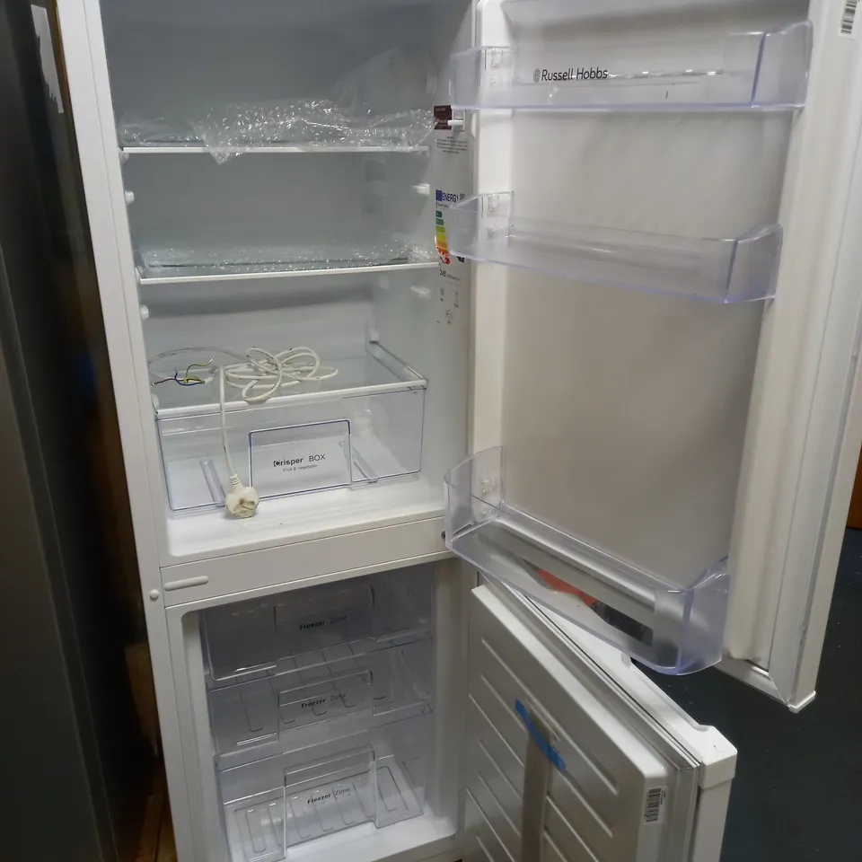 RUSSELL HOBBS LOW FROST FRIDGE FREEZER, 113L FRIDGE, 61L FREEZER - WHITE (50CM WIDE, 145CM HIGH) - COLLECTION ONLY