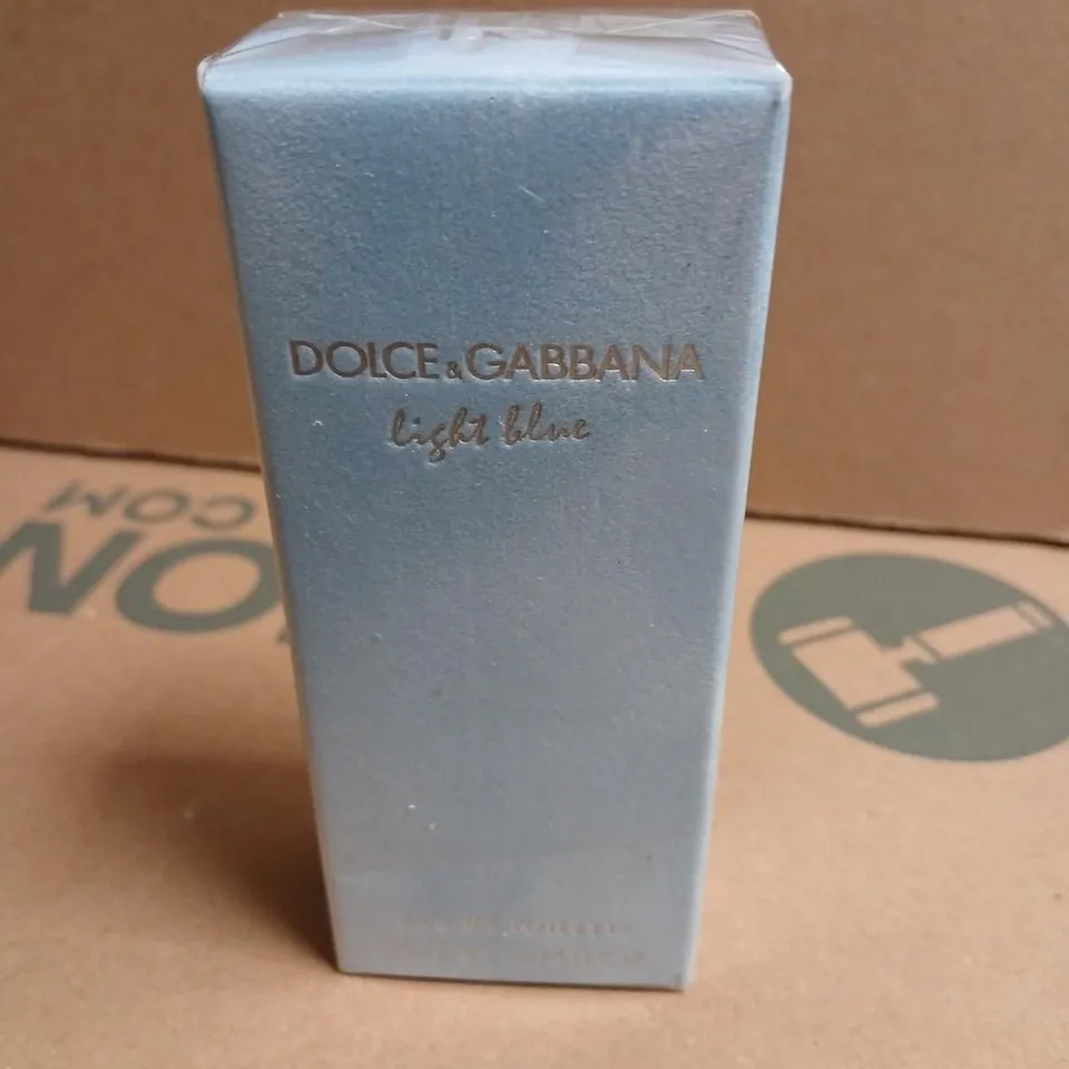 BOXED AND SEALED DOLCE GABBANA LIGHT BLUE EAU DE TOILETTE 25ML