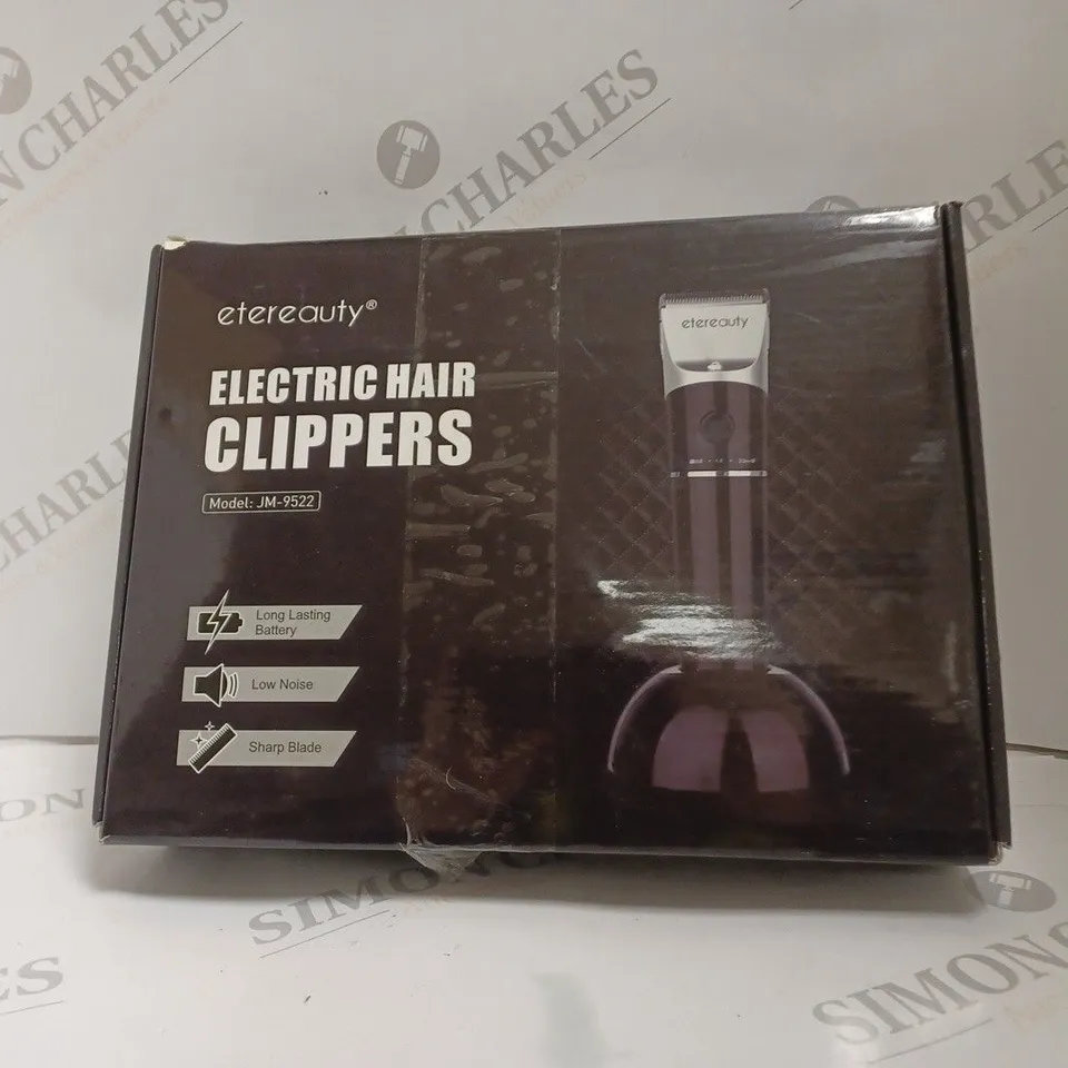 BOXED ETEREAUTY ELECTRIC HAIR CLIPPERS 