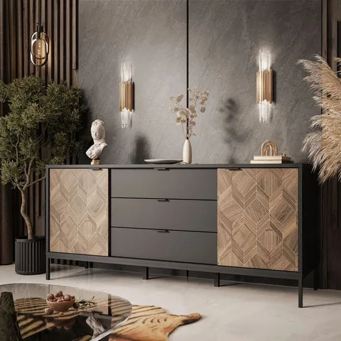 BOXED CHAPELWOOD 185CM SIDEBOARD (3 BOXES)