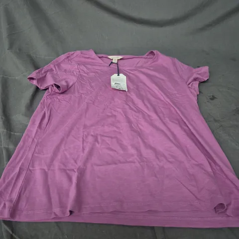 SEASALT CORNWALL ORGANIC COTTON T-SHIRT – ORCHID, UK16 (WOMEN)