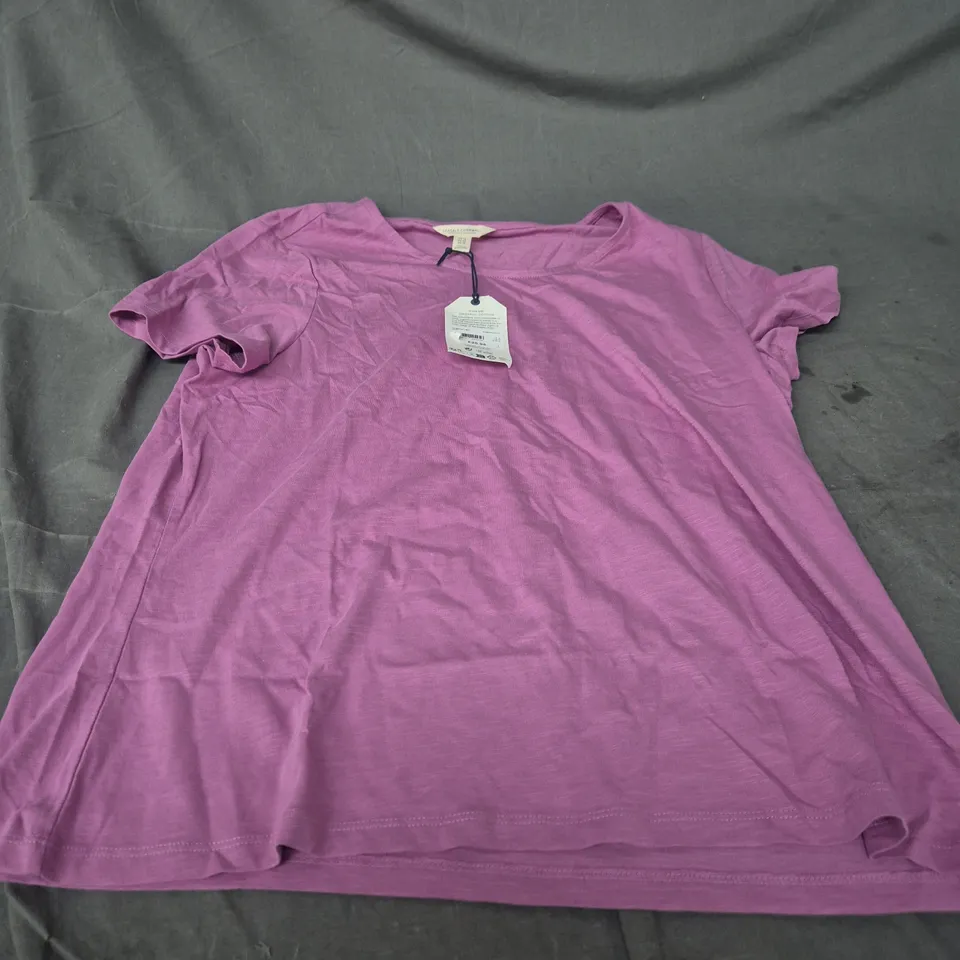 SEASALT CORNWALL ORGANIC COTTON T-SHIRT – ORCHID, UK16 (WOMEN)