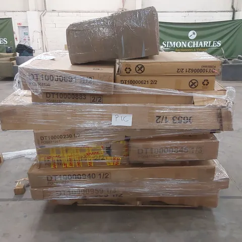 PALLET OF ASSORTED INCOMPLETE BOXED FURNITURE PARTS