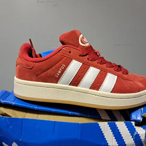 ADIDAS CAMPUS RED TRAINERS FOR WOMEN - UK 4 1/2 