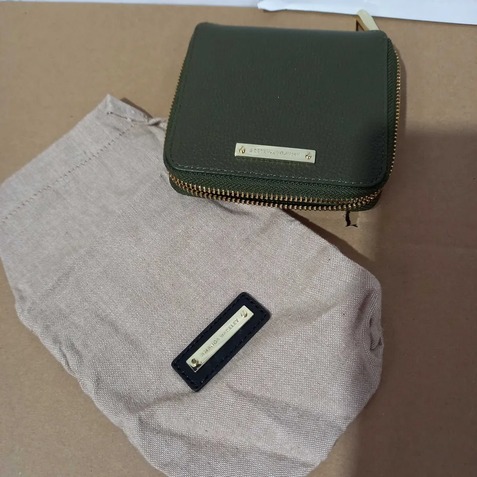 AMANDA WAKELEY THE DENUVE SMALL ZIP PURSE, MINERAL