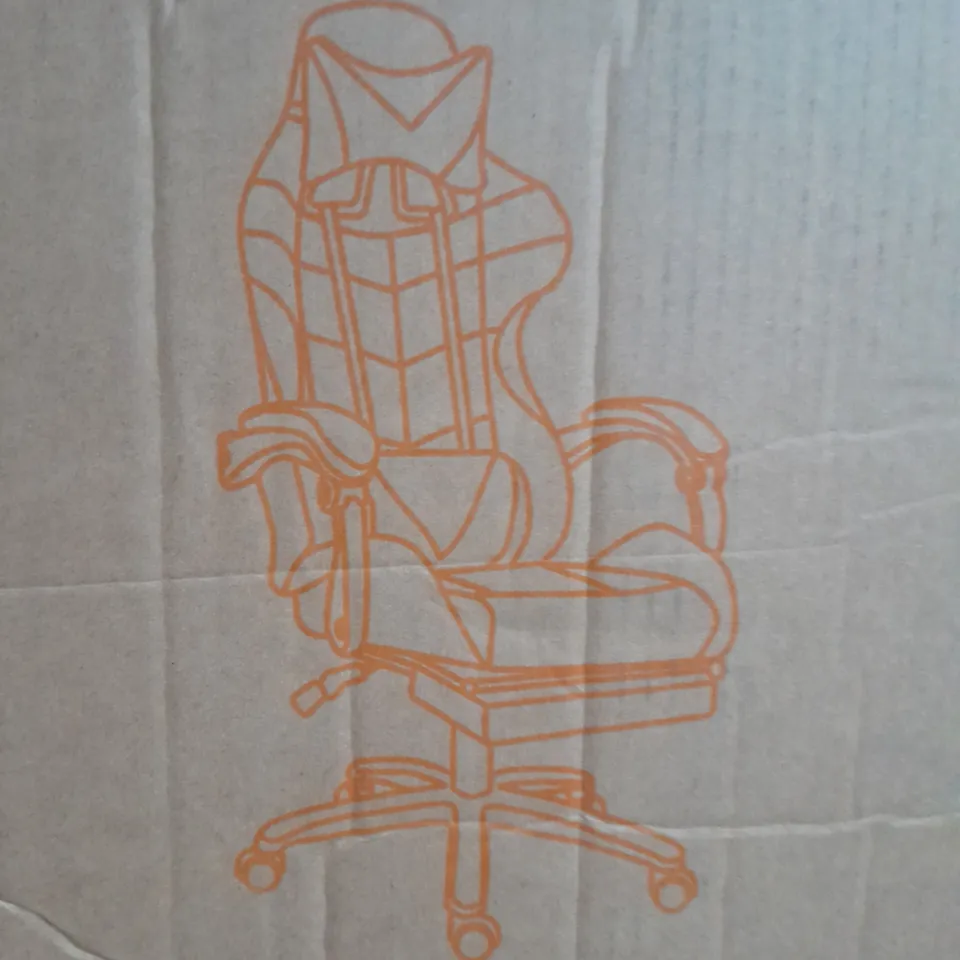 BOXED NEO PINK/WHITE FAUX LEATHER OFFICE CHAIR