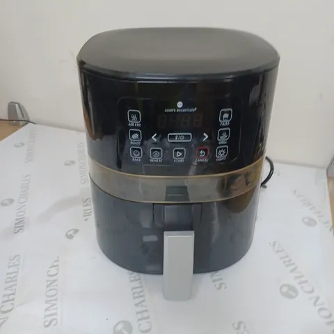 BOXED COOK'S ESSENTIALS 4L AIR FRYER IN BLACK