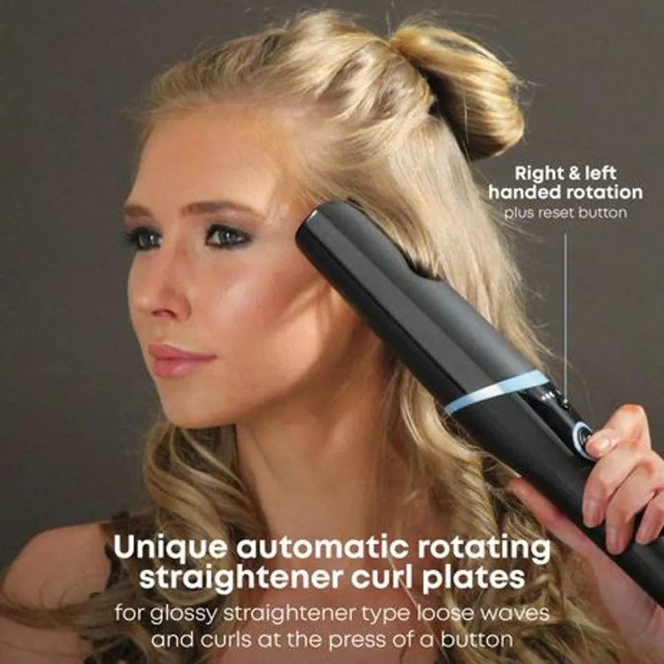 BOXED REVAMP PROGLOSS AUTO WAVE & CURL AUTO ROTATING CURLER CL-1500-GB