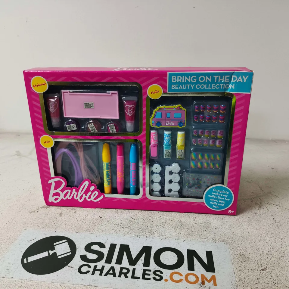 BARBIE BEAUTY PLAYSET WITH MAKEUP ACCESSORIES – PINK BOXED