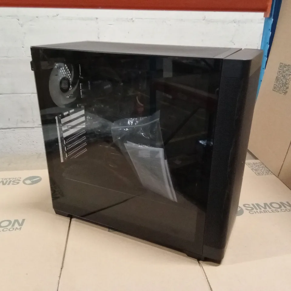 VORTEX COMPUTER CASE WITH FANS AND A520M-A PRO MOTHERBOARD