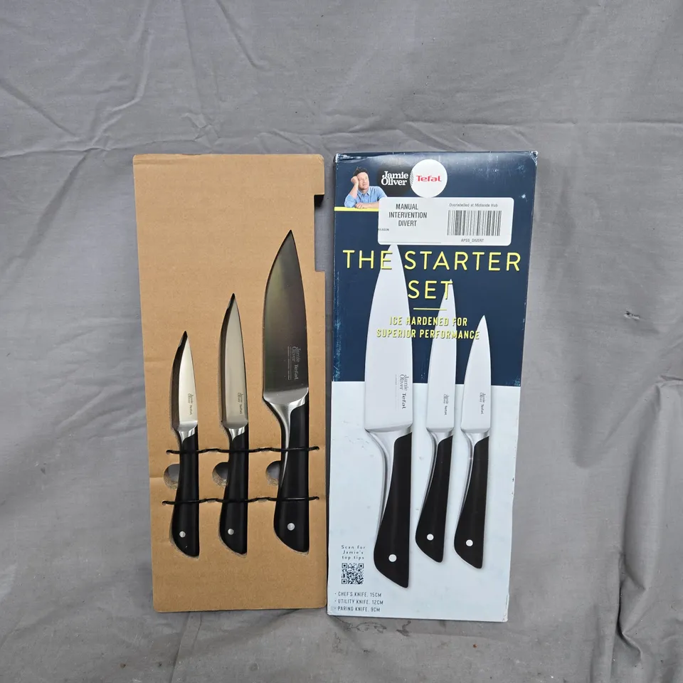 BOXED TEFAL JAMIE OLIVER THE STARTER SET