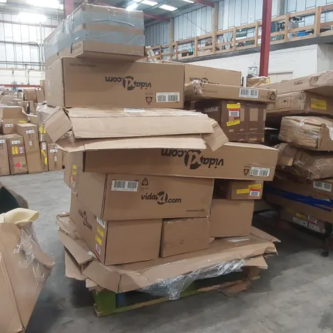 PALLET OF ASSORTED FURNITURE PARTS 