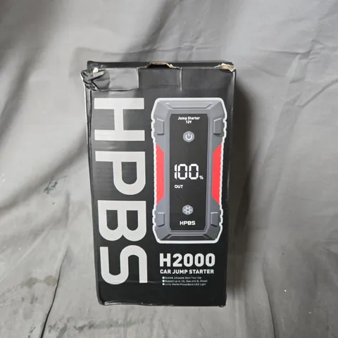 HPBS H2000 CAR JUMP STARTER – BOXED