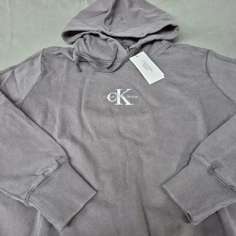 CALVIN KLEIN JEANS LOGO HOODIE SIZE M