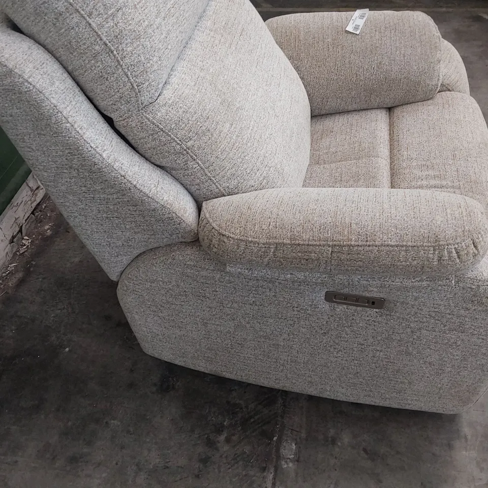 QUALITY BRITISH DESIGNER G PLAN KINGSBURY POWER RECLINING EASY CHAIR KAMPALA DUCK EGG FABRIC 