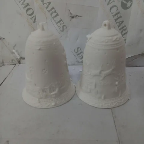 BOXED HOME REFLECTIONS PORCELAIN BELLS SET