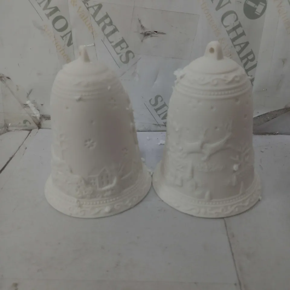 BOXED HOME REFLECTIONS PORCELAIN BELLS SET