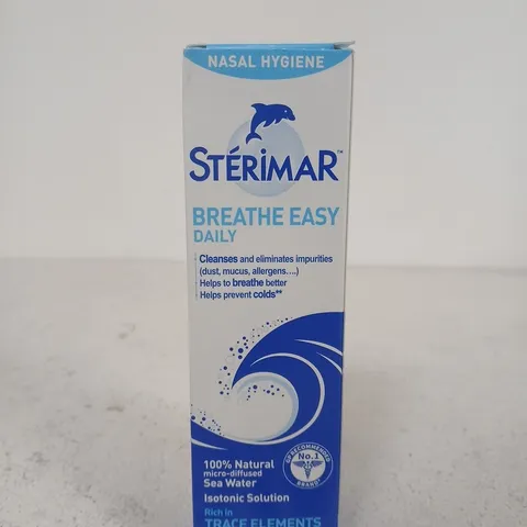 STÉRIMAR BREATHE EASY DAILY NASAL HYGIENE SOLUTION – 100% NATURAL SEA WATER
