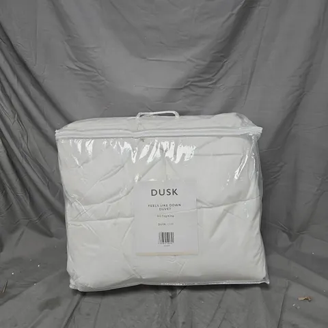 DUSK FEELS LIKE DOWN DUVET – KING, 9.0 TOG, WHITE