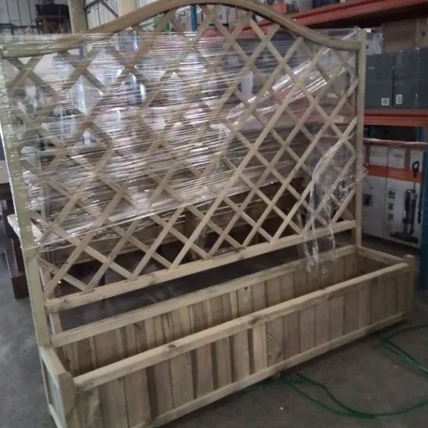 OUTSUNNY GARDEN PLATTER WITH TRELLIS 