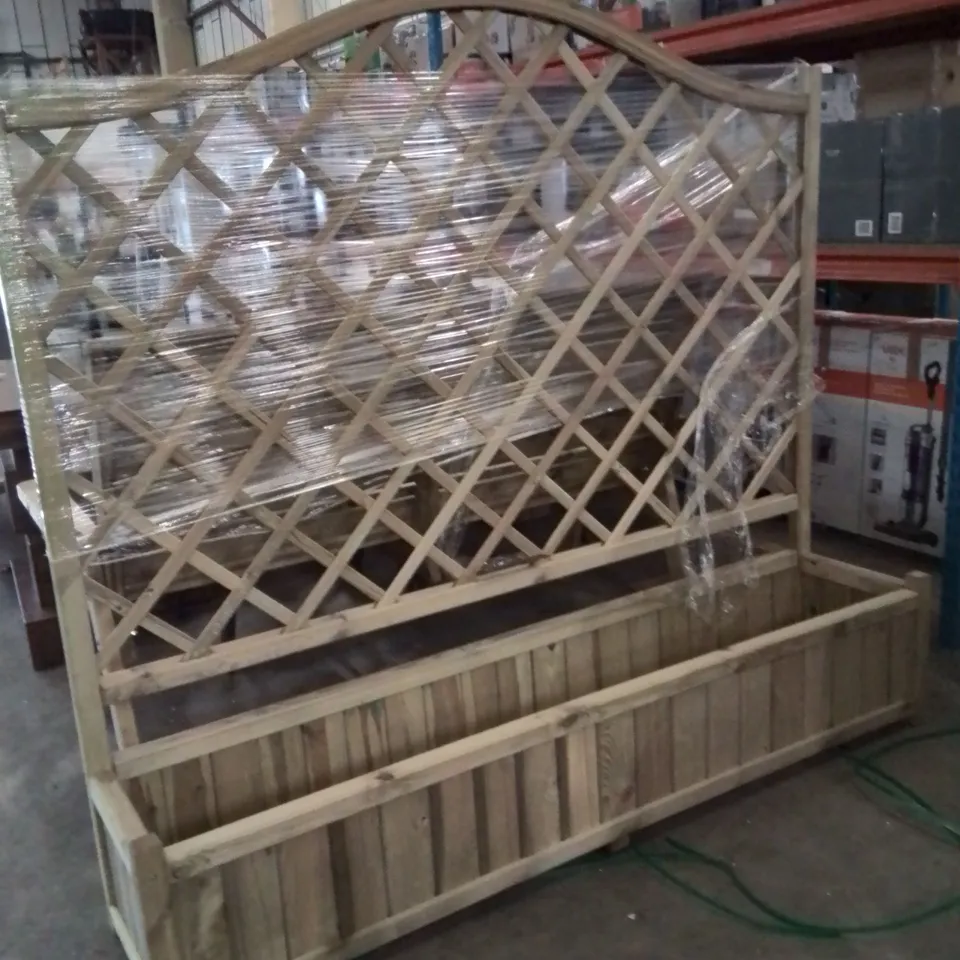 OUTSUNNY GARDEN PLATTER WITH TRELLIS