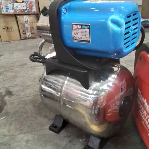 CLARKE BPT1200SS 1" 1200W 61LPM 46M HEAD STAINLESS STEEL BOOSTER PUMP (230V)