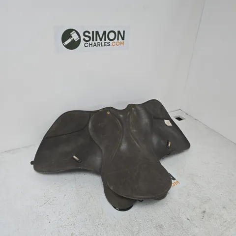 WINTEC SADDLE – BLACK LEATHER WITH SUEDE SEAT (USED) SIZE UNSPECIFIED