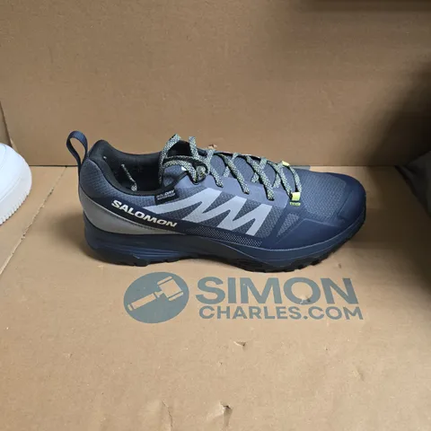 SALOMON SALIBA WP OUTDOOR SHOES – NAVY/GRAY, UK 9