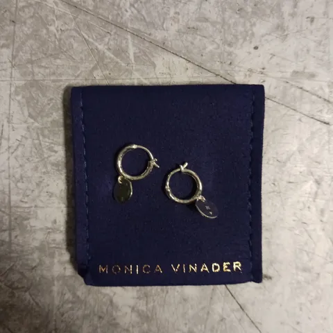 MONICA VINADER CIRCLE DROP EARRINGS 