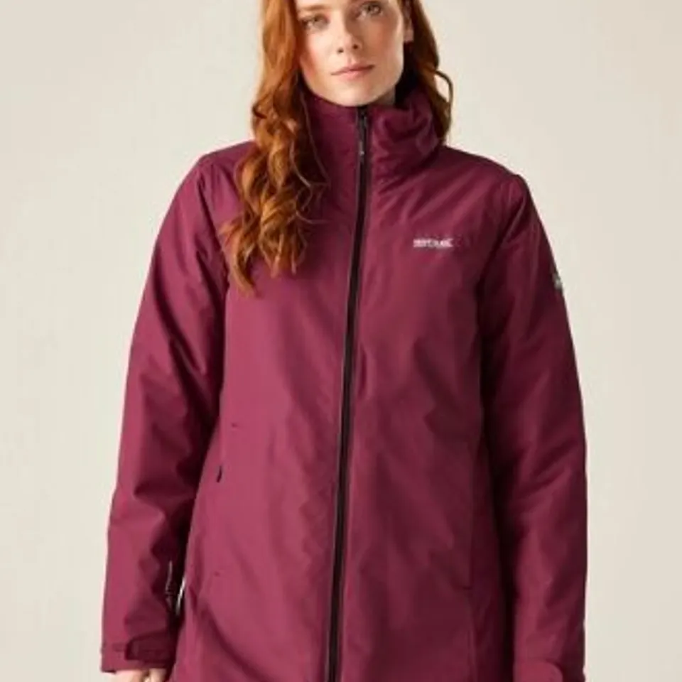 BRAND NEW REGATTA WOMEN'S TAMLIN WATERPROOF INSULATED JACKET IN DARK PIMENTO SIZE UK 22