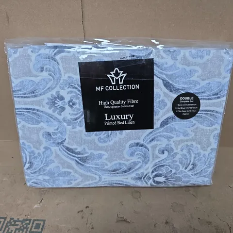 MF COLLECTION LUXURY PRINTED BED LINEN COUBLE COMPLETE SET