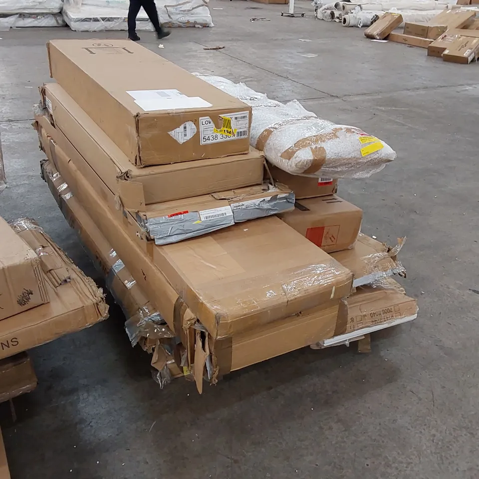 PALLET OF ASSORTED FURNITURE PARTS