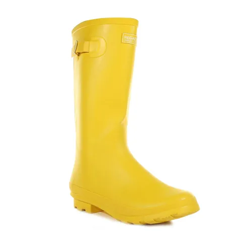 BRAND NEW REGATTA WOMEN'S FAIRWEATHER II WELLINGTON BOOTS IN MAIZE YELLOW SIZE UK 3