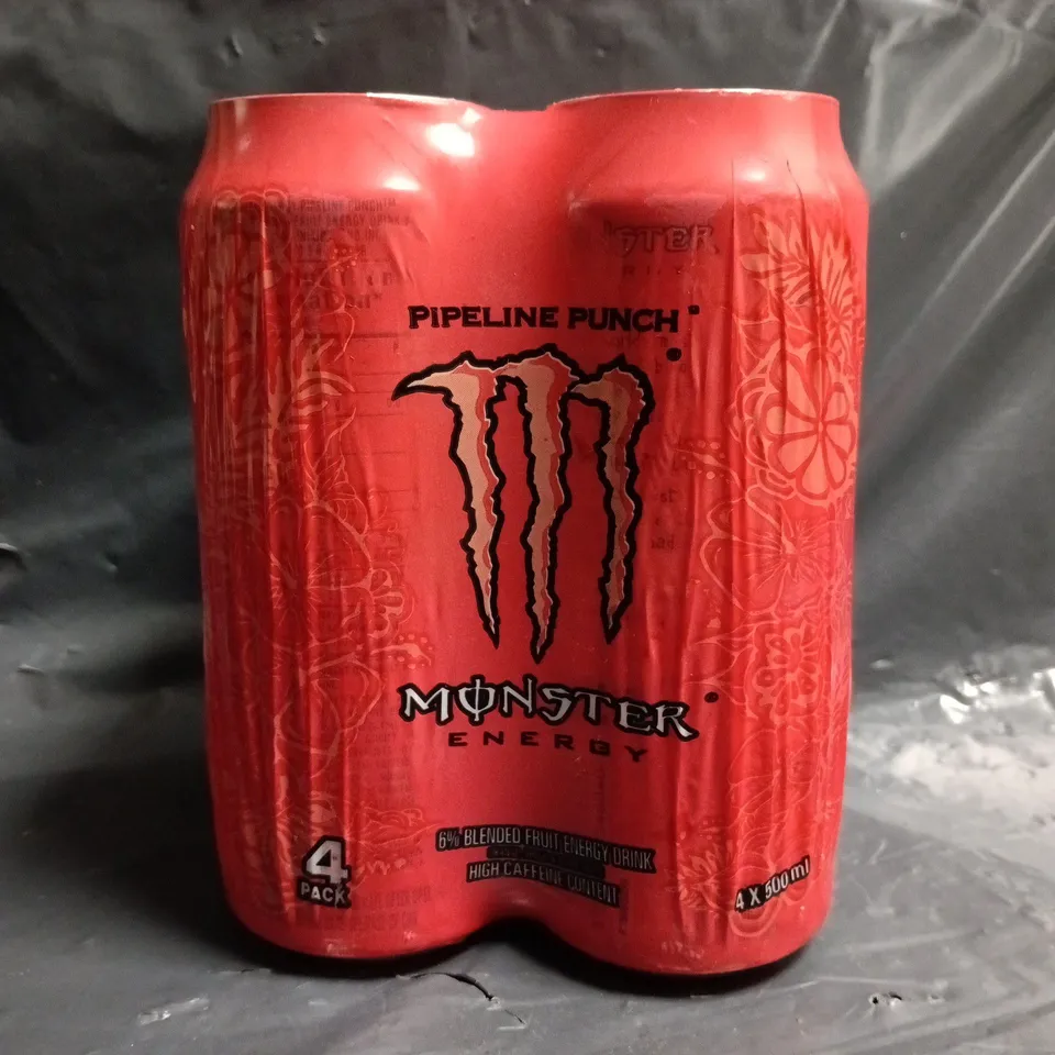 MONSTER ENERGY PIPELINE PUNCH MULTIPACK (4 X 500ML CANS)