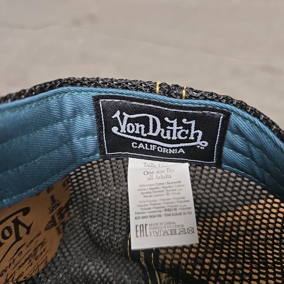 VON DUTCH CALIFORNIA TRUCKER CAP – ONE SIZE FITS ALL