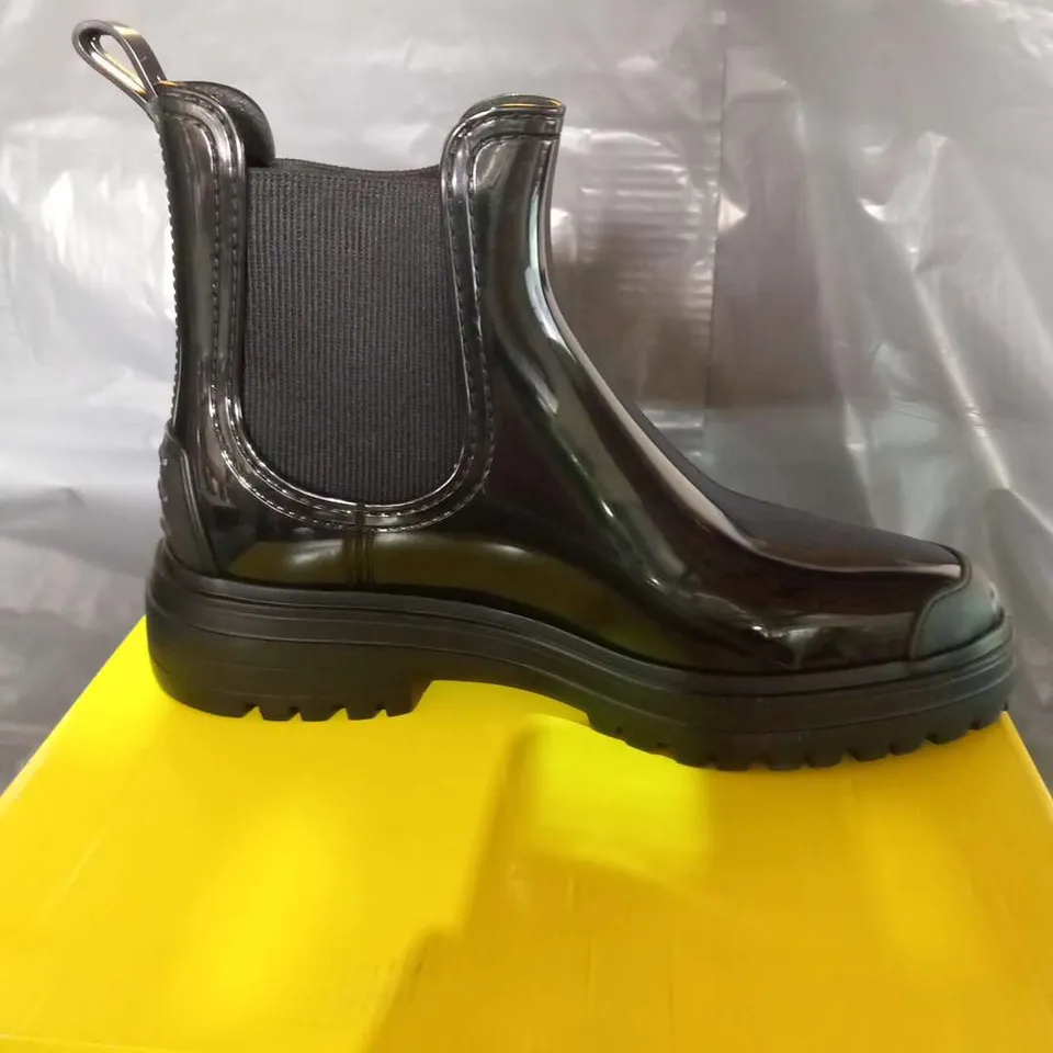 LEMON JELLY BLACK ANKLE BOOTS SIZE 7