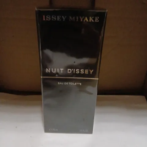 BOXED AND SEALED ISSEY MIYAKE NUIT D'ISSEY EAU DE TOILETTE 75ML