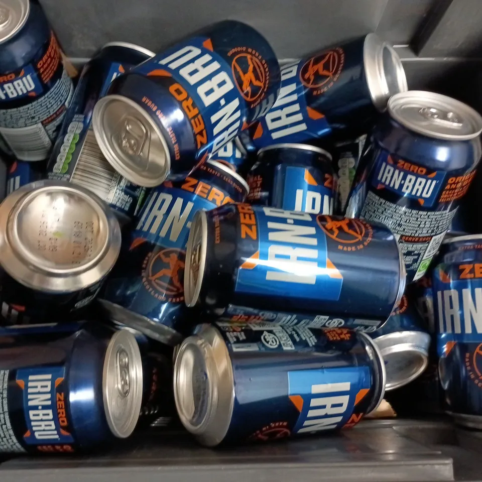 APPROXIMATELY 22 CANS OF IRN-BRU ZERO SUGAR CANS (330ML)