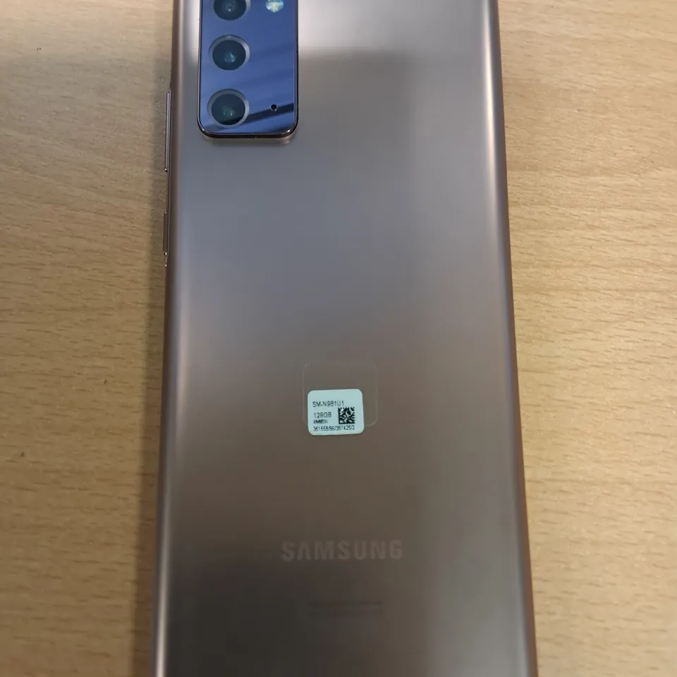 SAMSUNG GALAXY NOTE 20 5G 128GB IN ROSE GOLD 