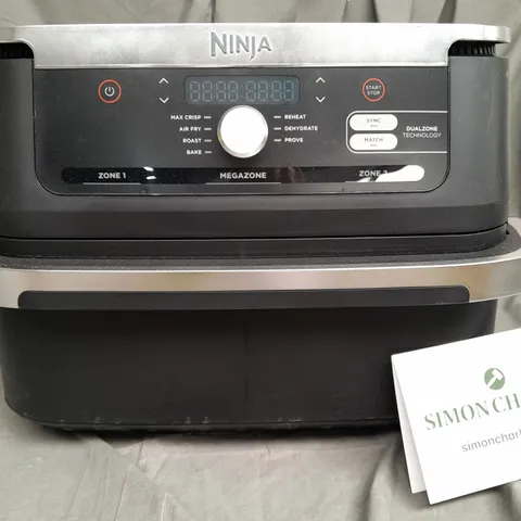 NINJA10.4L FOODI FLEXDRAWER DUAL AIR FRYER IN BLACK AF500UK
