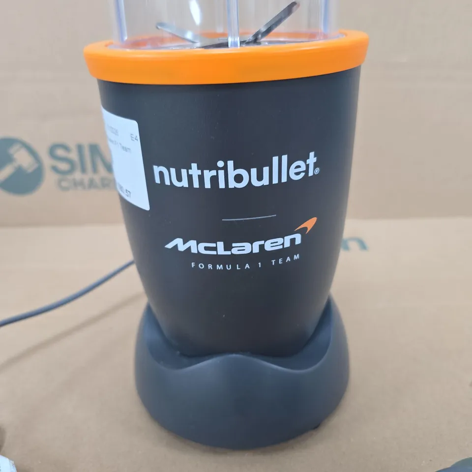 NUTRIBULLET BLENDER – MCLAREN FORMULA 1 TEAM EDITION