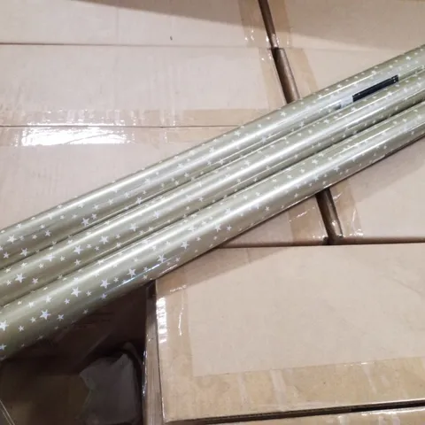PALLET CONTAINING APPROXIMATELY 9 BOXES OF 30 BRAND NEW 8M GOLD STAR ROLLWRAP