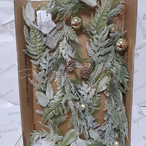 9FT-PRE-LIT-FROSTED-GARLAND